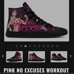 RAAD pink NO EXCUSES workout shoes